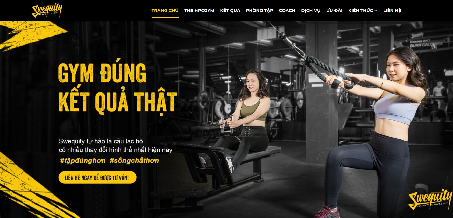 Theme wordpress phòng gym